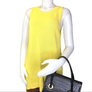 Massimo Dutti Women’s embellished cotton sleeveless knit jumper, sz L